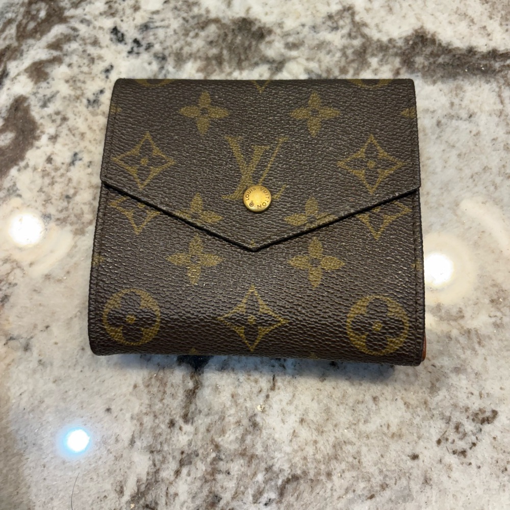 Louis Vuitton Brown Monogram Compact Wallet
